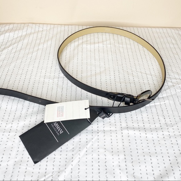 {Armani Collezioni} leather belt - Picture 2 of 8